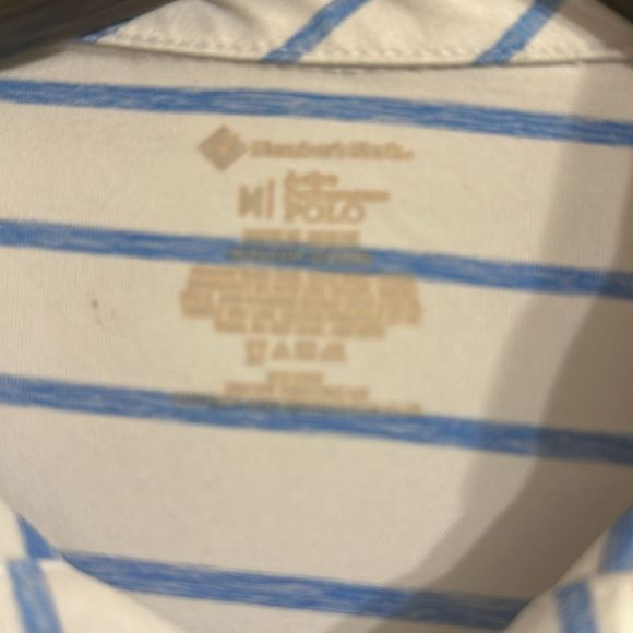 Blue stripe polo size medium - Picture 2 of 4